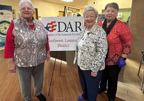 Coushatta Chute DAR visits VA hospital | Red River Parish Journal